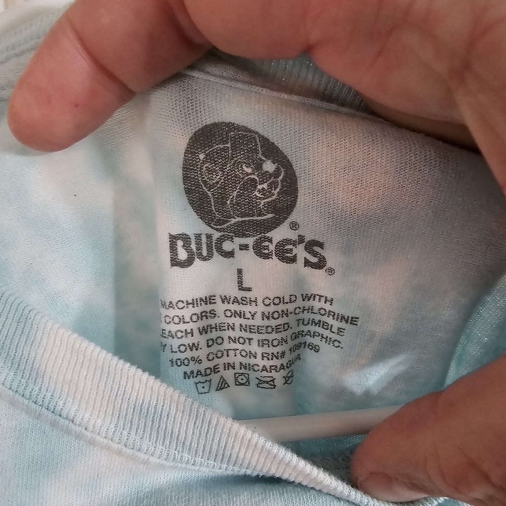 Buc-ee’s Tie Dye Long Sleeve T Shirt Men L Pastel Graphic Beaver Cotton Unisex - Picture 6 of 6